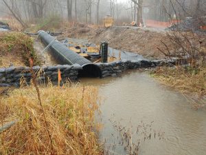 CMS recently completed a stormwater culvert replacement project on Milestone Road.